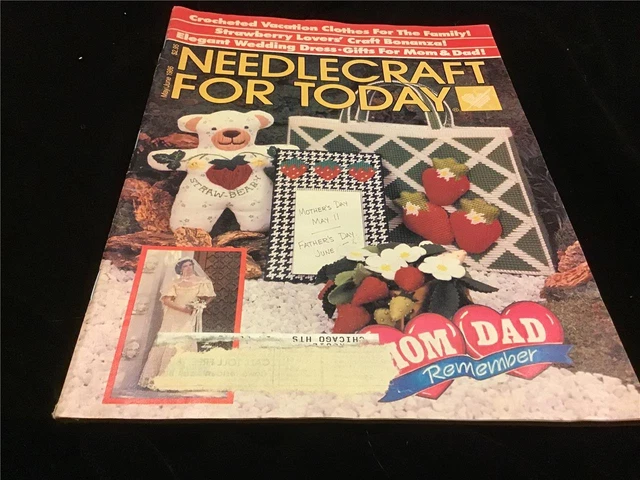 Needle Craft For Today Magazine May/June 1986 Crochet, Sewing Knitted