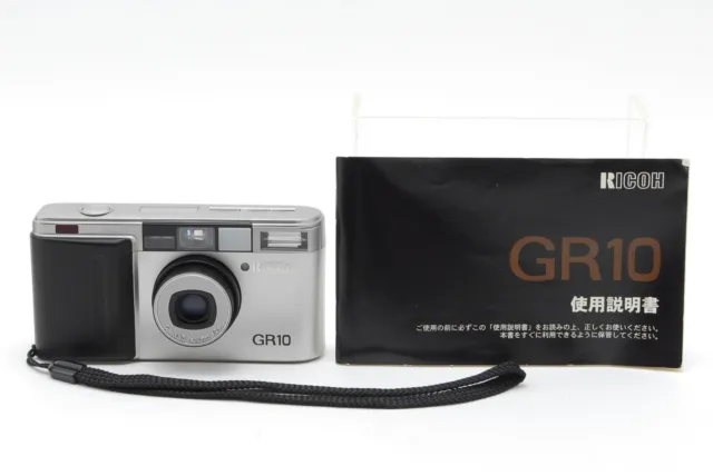 [NEAR MINT] Ricoh GR10 Silver Point & Shoot 35mm Film Camera From JAPAN