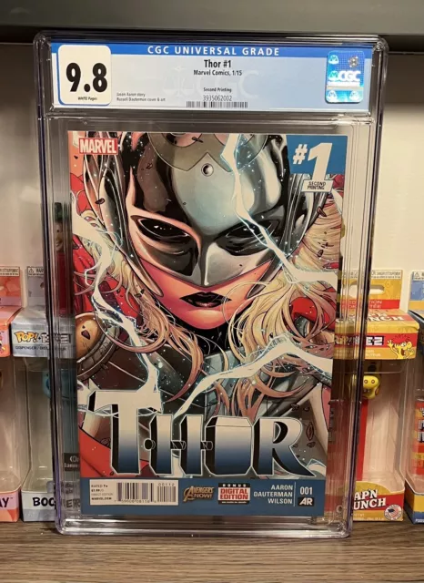 Thor 1 CGC 9.8 2nd Print 1st Jane Foster Thor