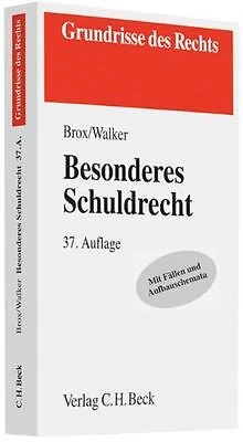 Besonderes Schuldrecht von Brox, Hans, Walker, Wolf... | Buch | Zustand sehr gut