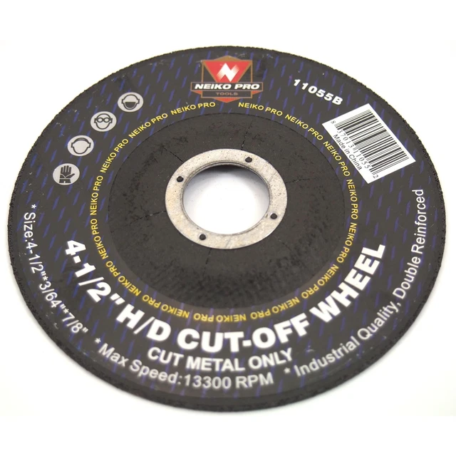 Neiko Pro Cut Off Wheel Steel for Metal 4 1/2"