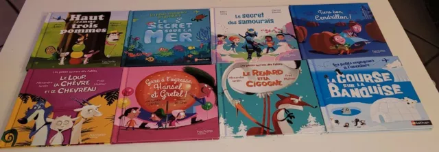 Lot De 8 Livres Pour Enfants - Hachette Jeunesse - Nathan - Bon État