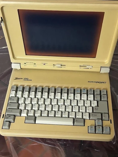 Zeneth Computer ZENITH DATA SYSTEMS Mini Sports Zl-2 Laptop Computer Super Sport ...