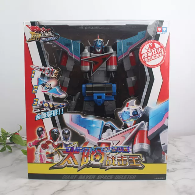 Gaint Saver Space Deleter Solar Saver Megazord Transforming Robot Figure Set