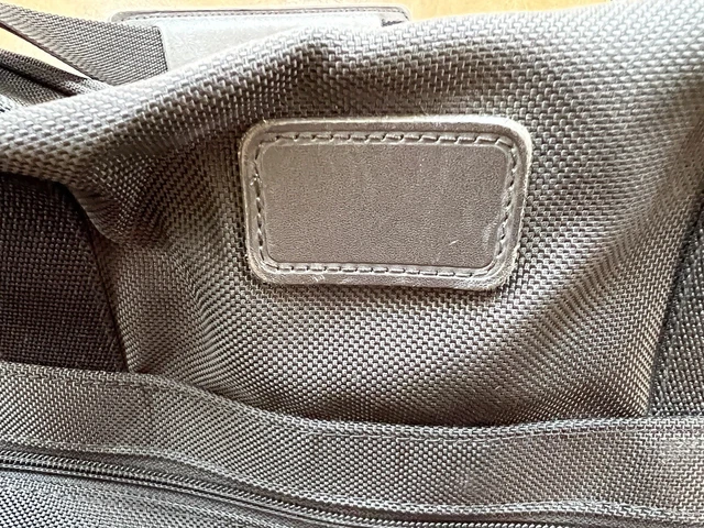Vintage Tumi USA Black Ballistic Nylon 21” Carry On Weekender Soft Duffel Bag 4