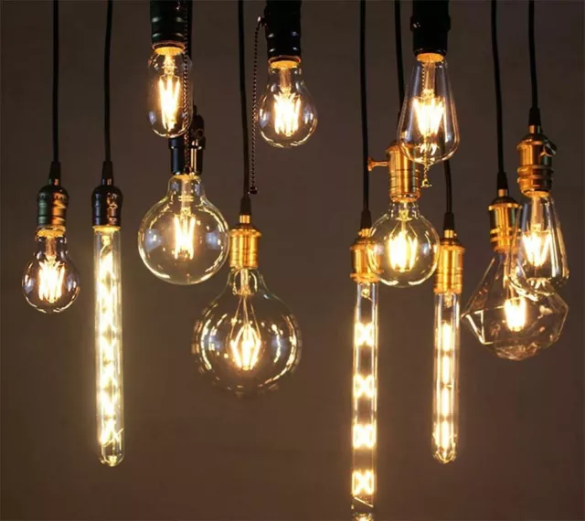 vintage glühbirne E27 LED Edison 4W 8W  Dimmbar Retro Lampe  Filament  DE