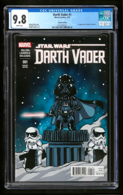 Star Wars Darth Vader #1 CGC 9.8 NM/MT WHITE Marvel 2015 Skottie Young Variant