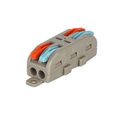 Compact Wire Connectors, 10 Pack Compact Splicing Connectors, Lever Assortment