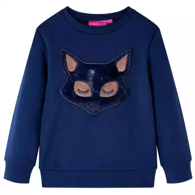 Sweatshirt pour enfants bleu marine 140 B1C4