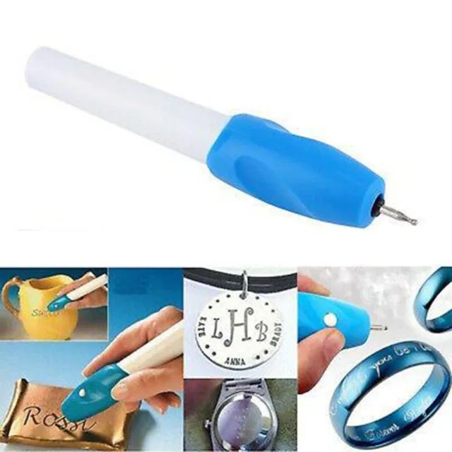 Engraving Etching Pen Hobby Craft Rotary Handheld Tool For Jewellery Metal Glass