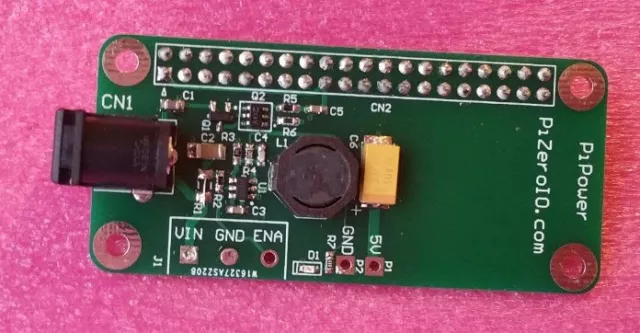 Raspberry Pi 3/4 Zero Power Suppy Hat 6-28VDC input and 5 V 2.5 AMP Output