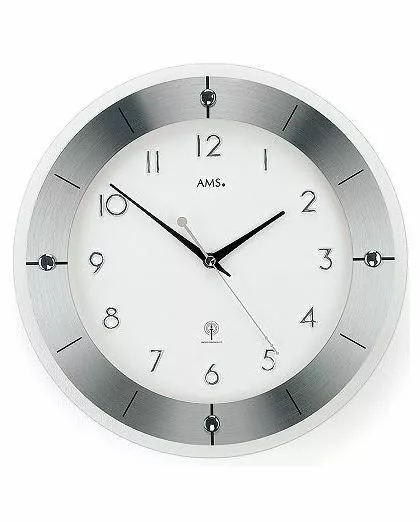 Ams 5848 Moderno Reloj de Pared Con Funkwerk, Radio Reloj , con Pilas