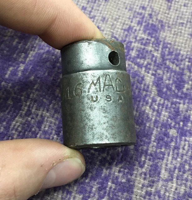 Mac Tools 1/2" Drive 11/16" A SAE 6 Point Impact Short Socket VP226 Made in USA