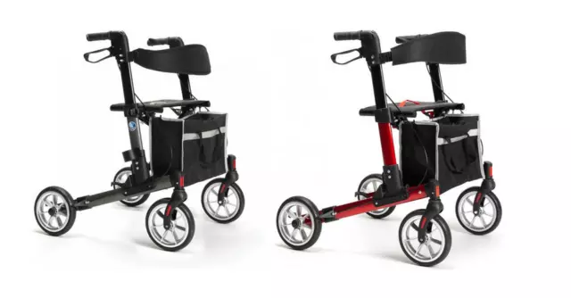 Rollator Reise Quava Leichtgewicht 2-fach faltbar superklein leicht Auto + Reise