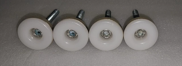4 Legs steel screws Teflon padding appliance adjusting spacers leveling stands F