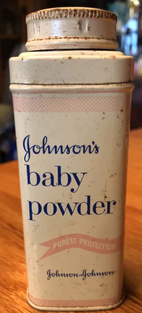 Vintage 1960’s Johnson's Baby Powder Tin USA 4 Oz.
