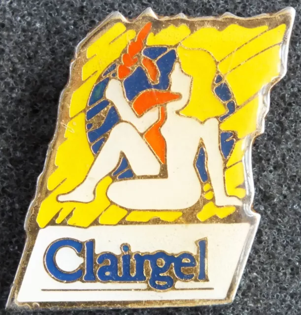 Vintage Clairgel French Badge Pin Metal Enamelled.uk Dispatch.