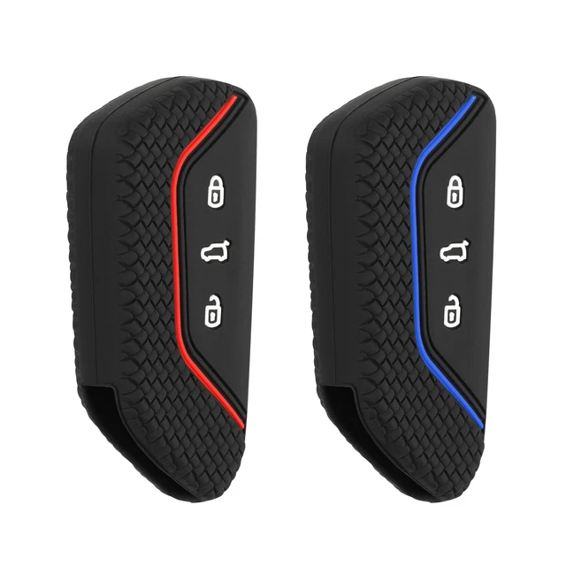 Coque Silicone Souple Pour Clé Ford Keyless Go – Protection 3 Boutons (kwmobile)