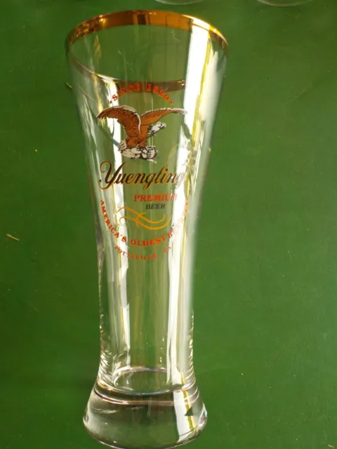 Yuengling Premium Beer Glass 7" tall  (AS 7)