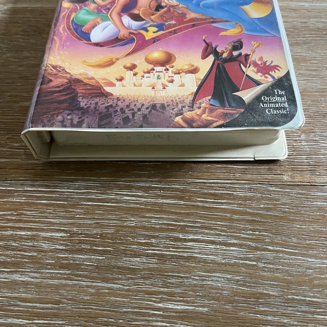 ALADDIN 1993 BLACK Diamond Edition VHS Walt Disney £3.49 PicClick UK