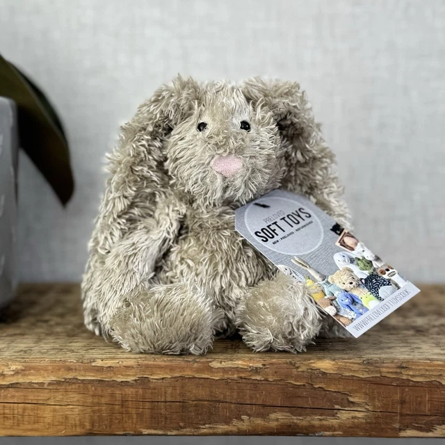 JELLYCAT SMALL TUMBLER Bunny - Long Ear Beige Scruffy Bunglie Style ...