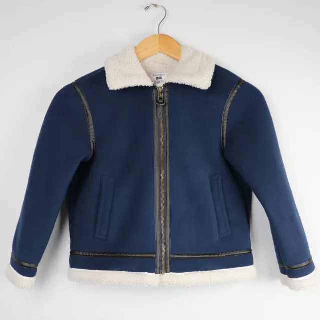 JW Anderson UNIQLO Pile-Lined Fleece Blouson Unisex Kids Jacket - Size 7-8