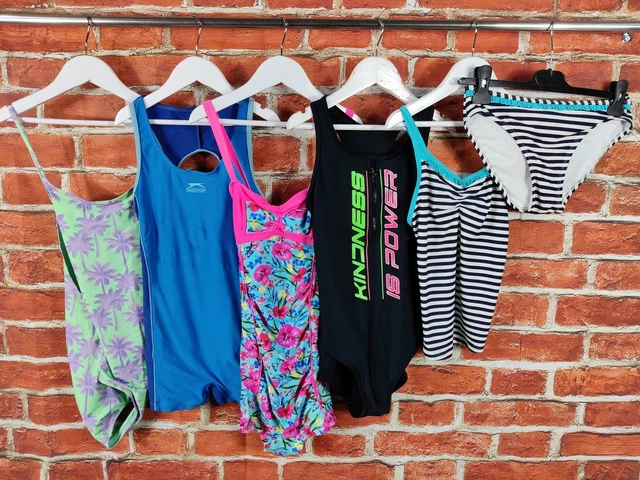 GIRLS BUNDLE AGE 12-13 YEARS H&M GEORGE etc SWIMMING COSTUME BIKINI SUMMER 158CM