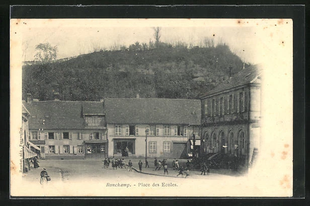 Carte Postale Ancienne Ronchamp (70) - Puits Du Chanois Et Station Centrale Electrique - Original
