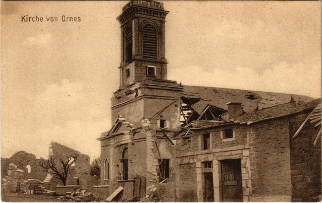 CPA Ornes - L'Eglise - Kirche - Ruines (1037186)