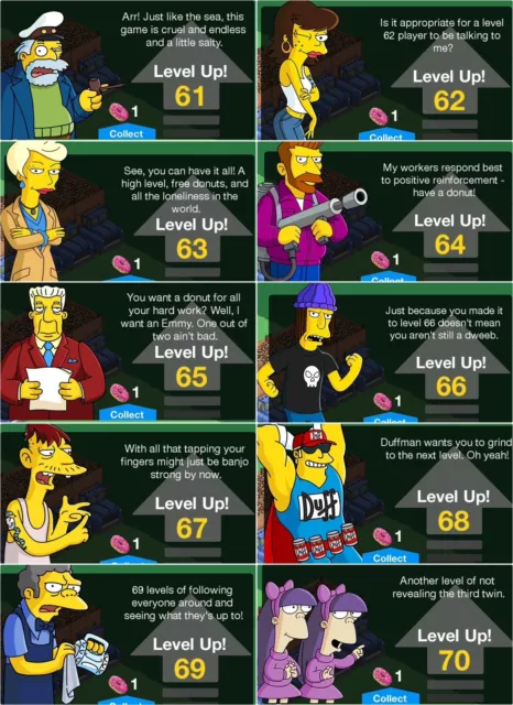 The Simpsons Tapped Out (PACKAGE) 67k DONUTS / LEVEL UP (description)