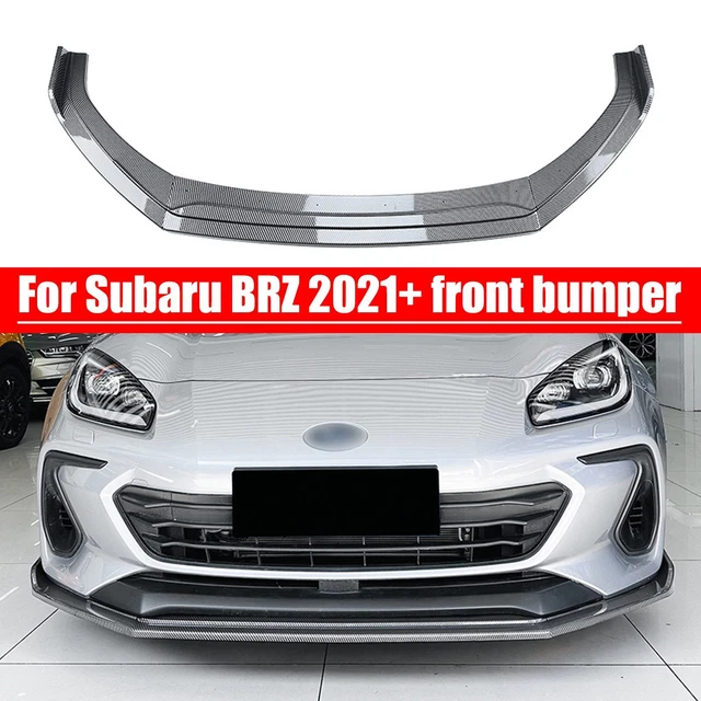 HDC Autosports ST-Style Carbon Painted Front Bumper Lip Spoiler For 2017-2019 Subaru Impreza – 3-Piece Kit