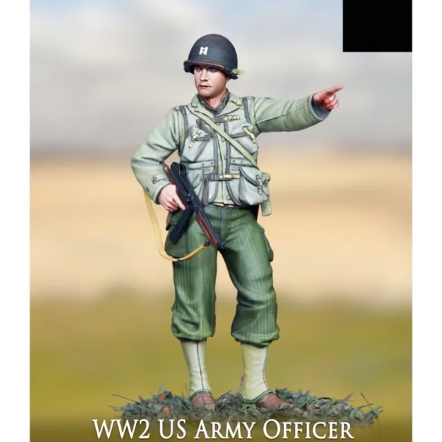 1:35 resin figure model kit One US soldier in  WW II Unassembled Unpainted