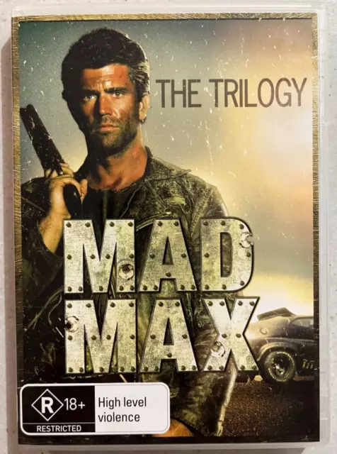 Mad Max Trilogy Box Set 3x DVD Region 4 Mel Gibson George Miller Tina Turner