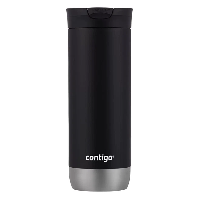 Travel Mug Contigo Leak proof Lid Stainless Steel Thermos 16fl oz Coffee Tea cup