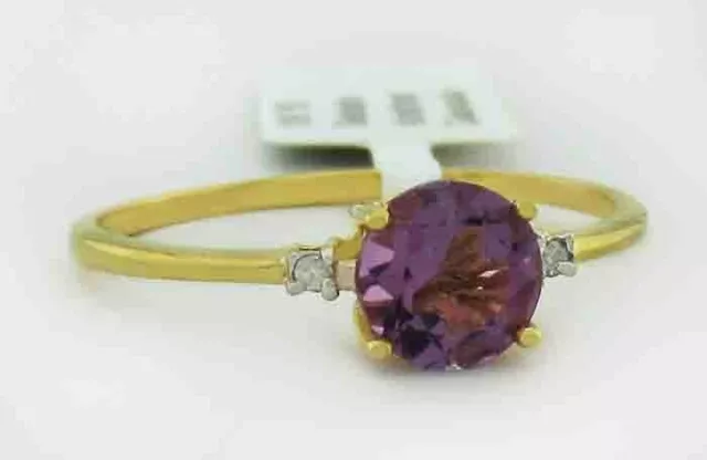 10kt gold amethyst ring discount