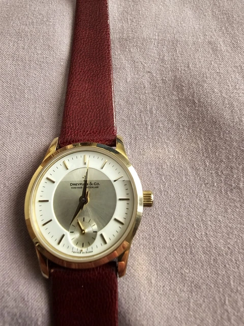 DREYFUSS CO.HANDMADE SWISS NUMBER 6637. 1946 SWISS MADE QUARTZ LADIES WATCH 45.00 PicClick UK