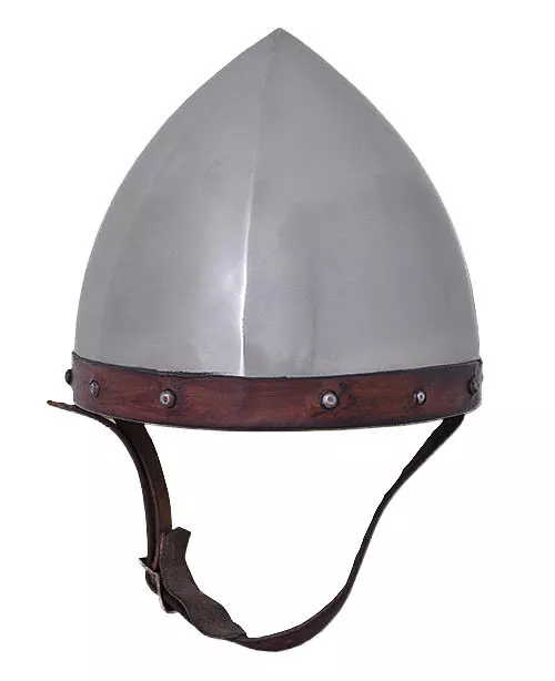 Battle Merchant Bogenschützenhelm 1,6mm Stahl Helm Mittelalter LARP