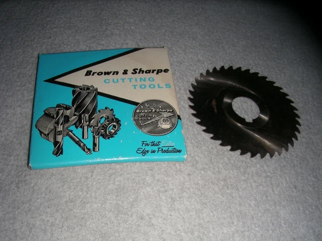 Brown & Sharpe Slitting Cutting Saw Blade p/n 602C-12 (4"diameter x 1/32"wide)
