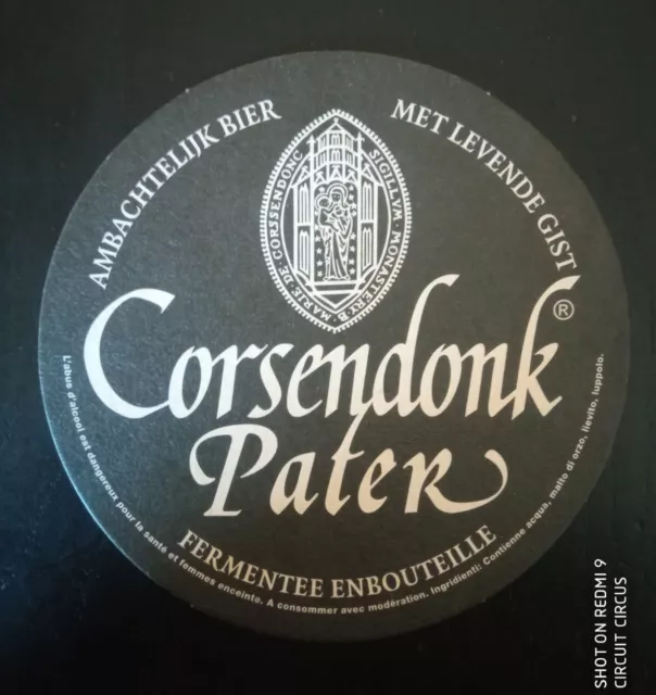 Sottobicchiere Birra Mats Beer Coasters Bierdeckel Corsendonk Patek