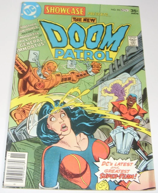 SHOWCASE Featuring The New Doom Patrol No 95 DC Comic November 1977 Robotman