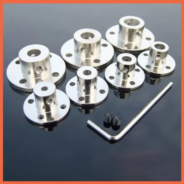 Flansch Kupplung Adapter Verbinder Welle Motor Motorwelle Wellenkupplung 3-14mm