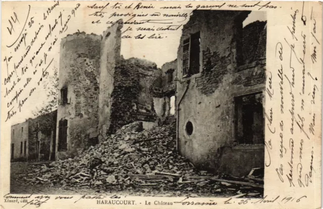 CPA AK Militaire - Haraucourt - Le Chateau - Ruins (696377)