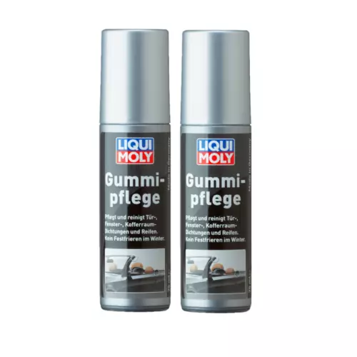 2x LIQUI MOLY 7182 Gummi-Pflege Reifen Türgummi Dichtungen 75ml