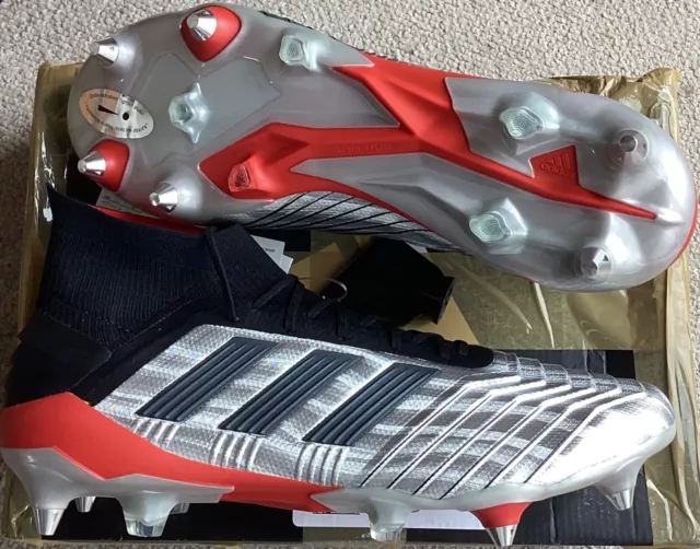 Bnibwt Adidas Predator 19.1 Sg Football Boots Uk 10