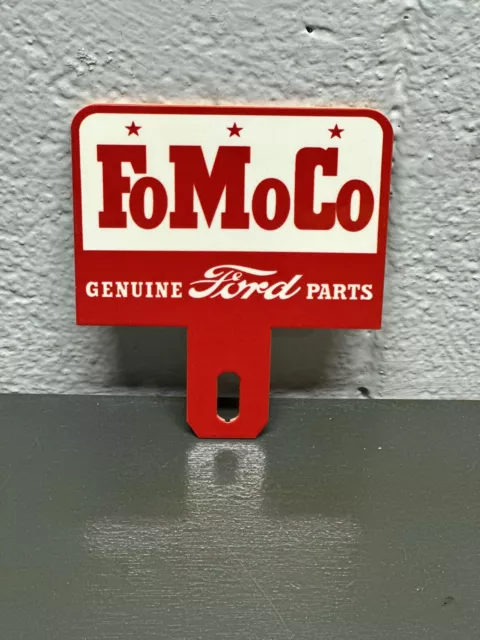 FoMoCo Thick Metal Plate Topper Ford Parts Sales Service Gas Oil Automotive Sign