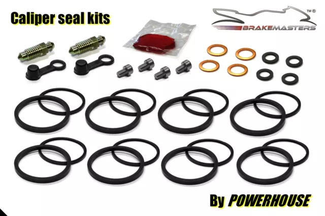 Kawasaki ZZR1100 front brake caliper seal kit D1 D2 D3 1993 1994 1995 ZX1100