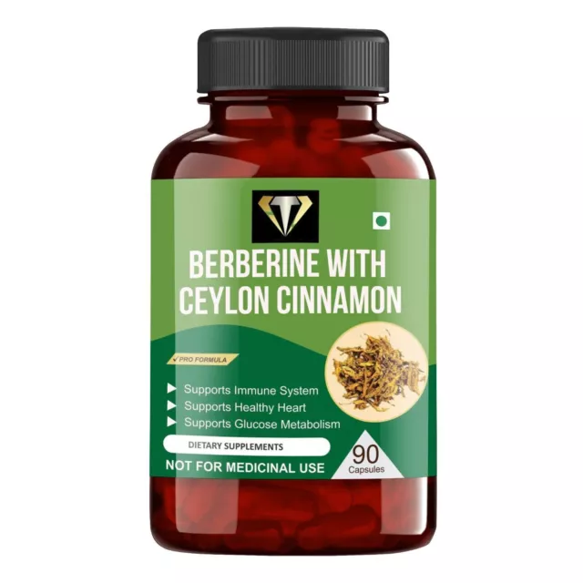 Berberine Plus 12 Premium Herbs 2025mg Capsule - 90 Pilules - Soutien à la...