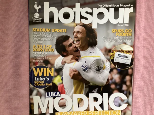 Hotspur, rivista Tottenham giugno 2010 intervista Luka Modric champions league