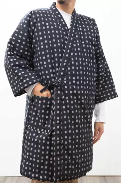 Japanese Kimono Hanten Warm Wear Winter Jacket Long size Made in JAPAN 02