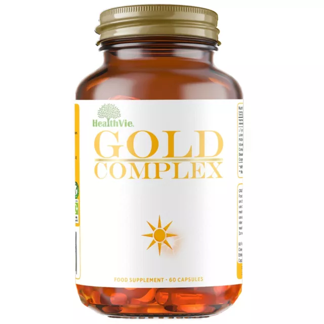 Healthvie TANNING PILLS Sun Gold Complex Skin Tan Golden Glow Sunless Vegan